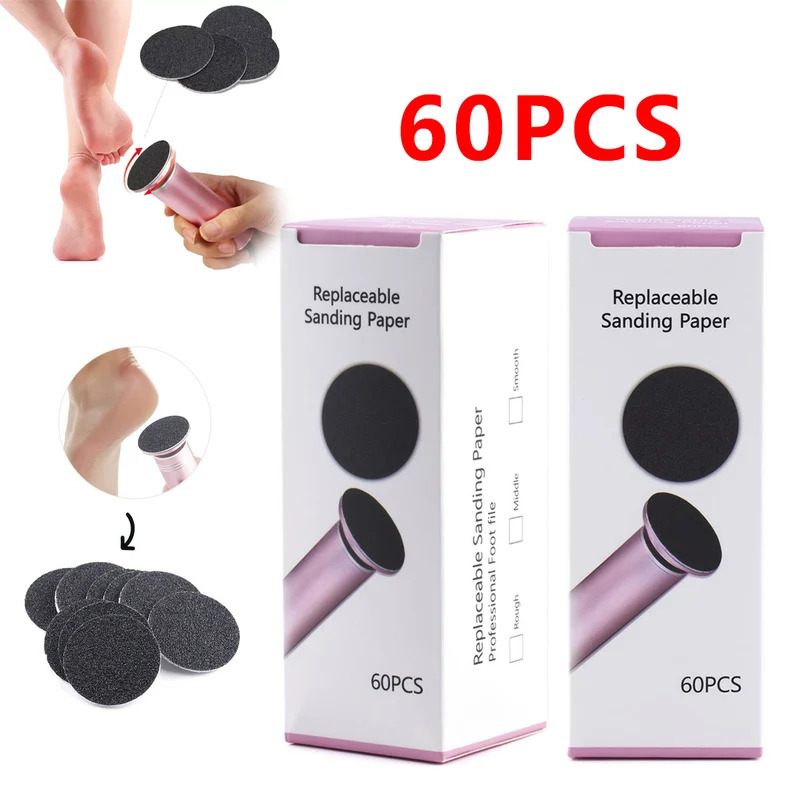 Woodworking Rasp - 60pcs Replaceable Sanding Discs Electric Foot