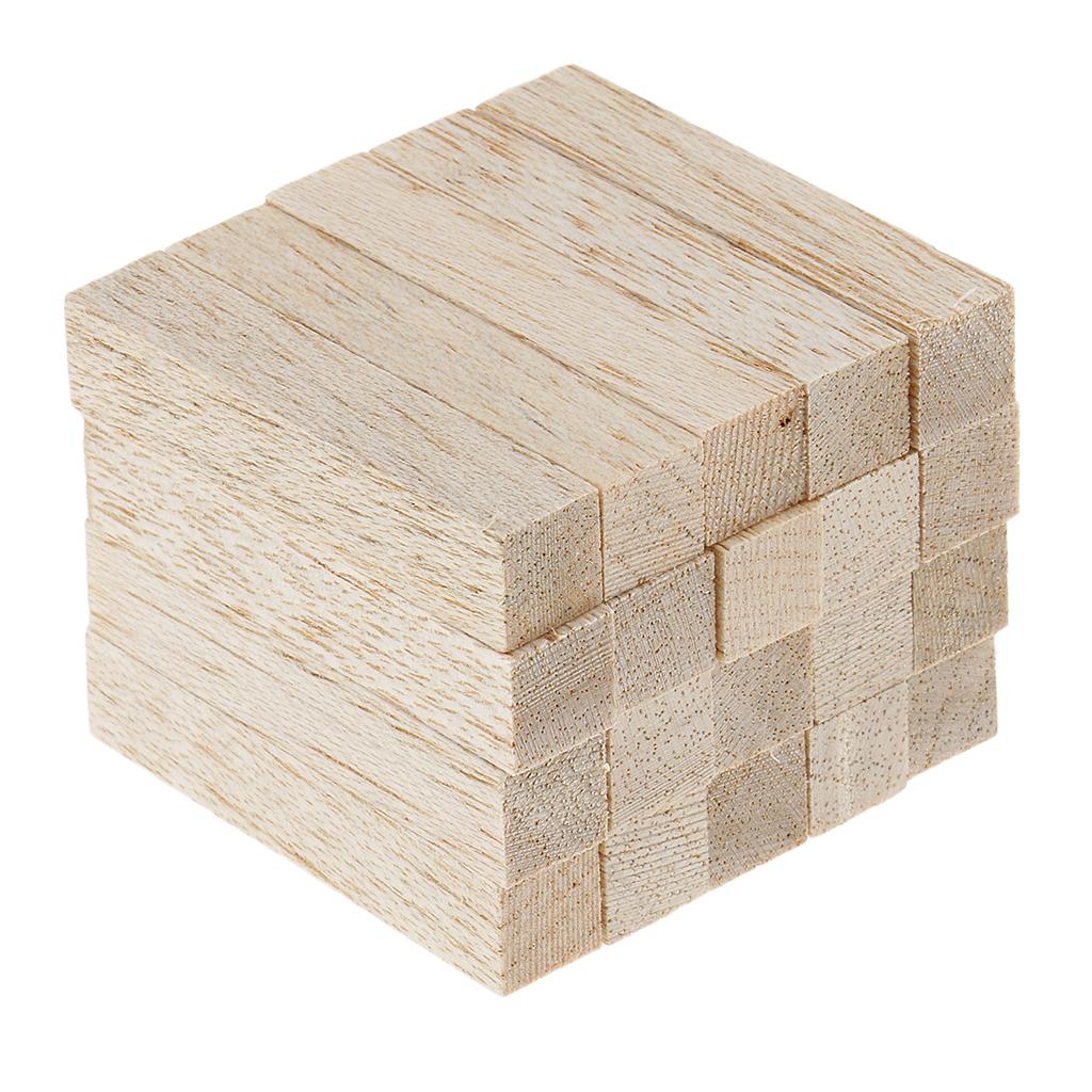 Woodworking Projects Art - Balsa Wood Shapes DIY Craft Blocks