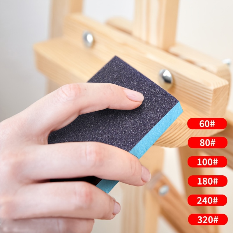 Woodworking Veneer - 6 Sanding Sponges, Washable and Reusable