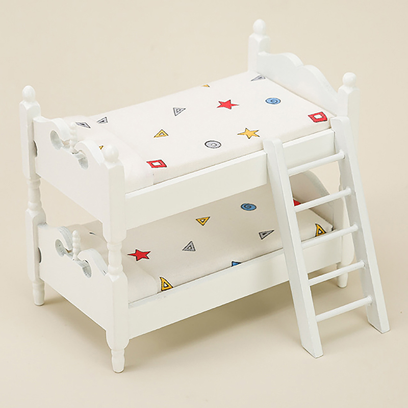 Woodworking Veneer - 1PC Dollhouse Miniature Small Wooden Bunk