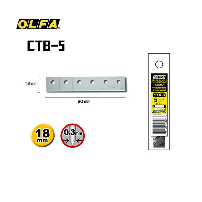 Woodworking In Japan - OLFA CTB-5 5pcs Carton Cutter Snap-off