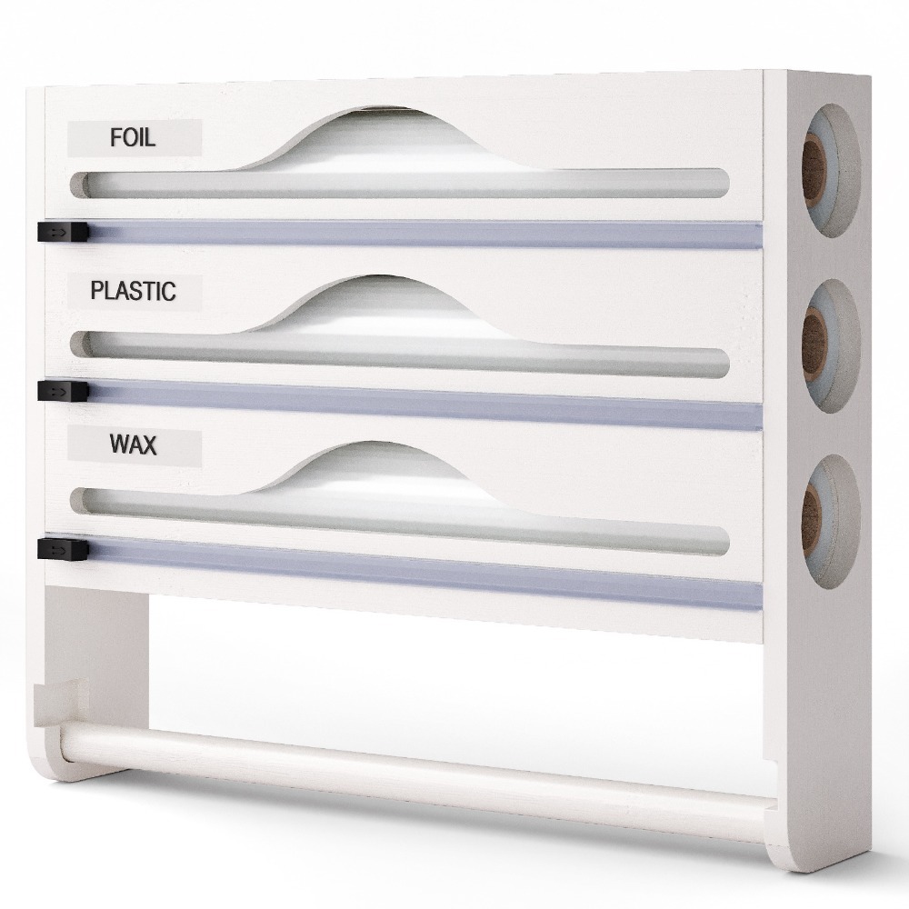 Woodworking Veneer Cutter - Kitchenware Bamboo Cling Film Cutter Box