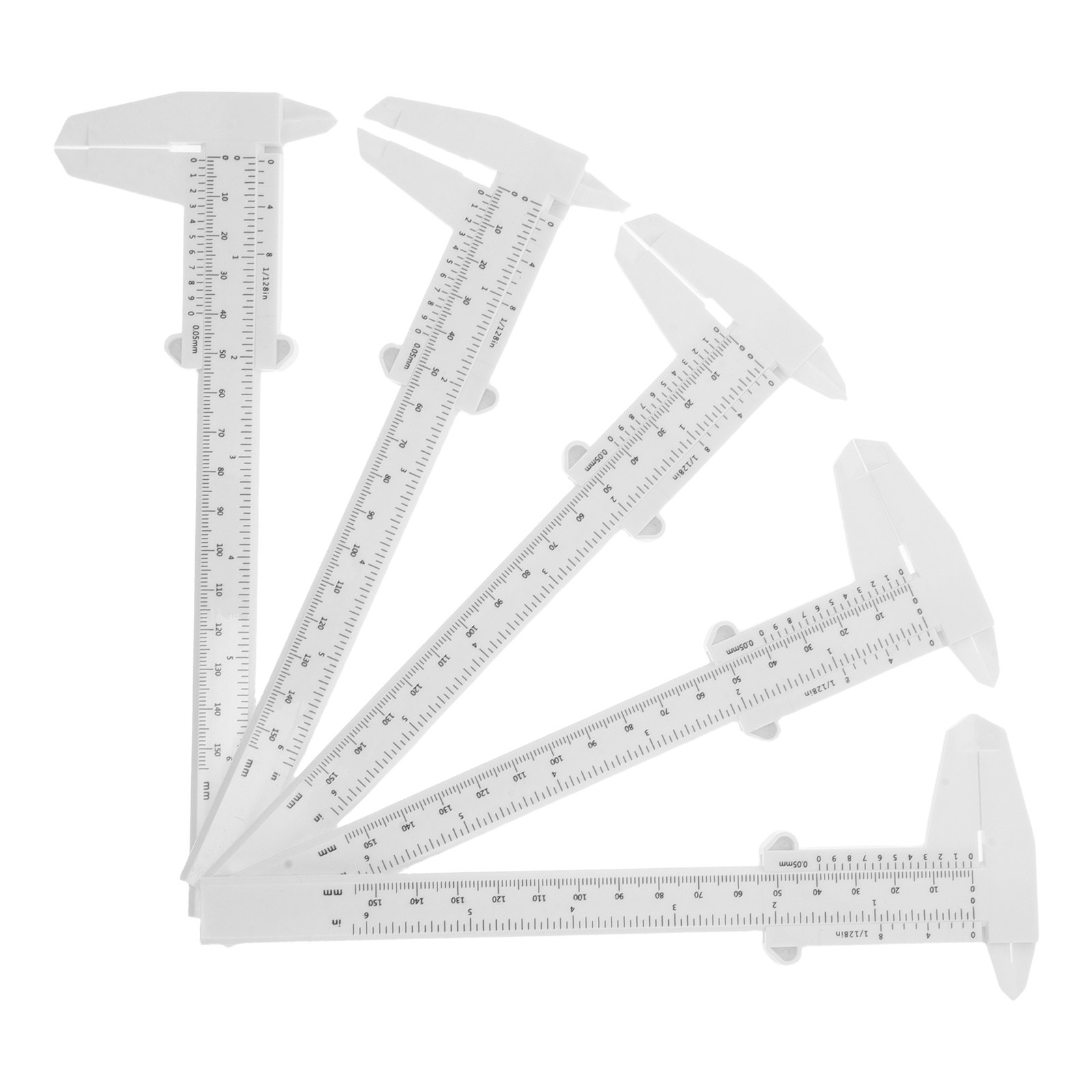 Woodworking Projects Art - 5Pcs Plastic Vernier Calipers Mini Sliding