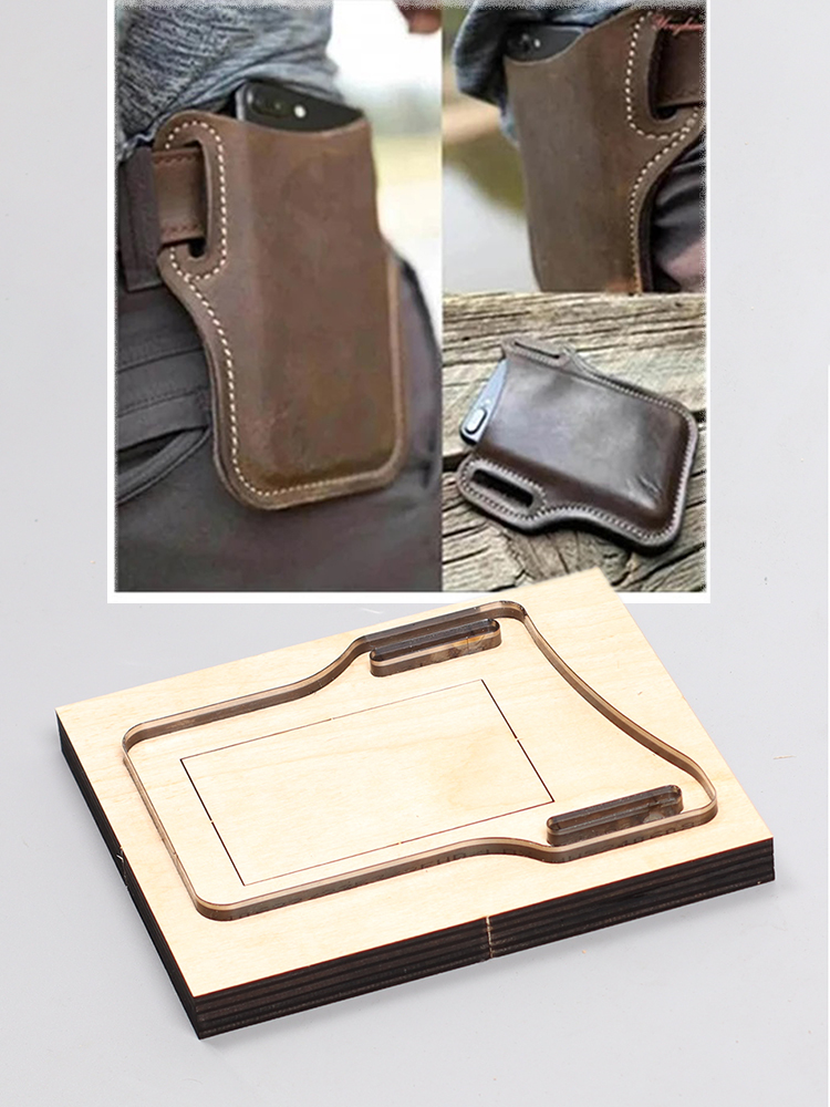 waist cell phone bag Leather C - Woodworking Veneer Cutter 评论和价格
