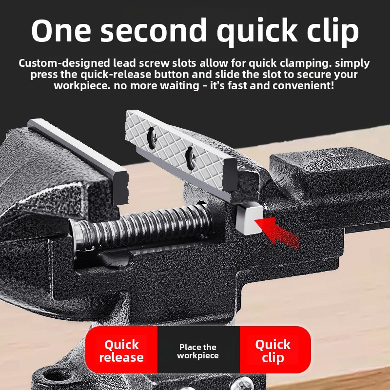 Quick-Release Dual-Use Cast St - Woodworking Quick Release Vise 评论和价格