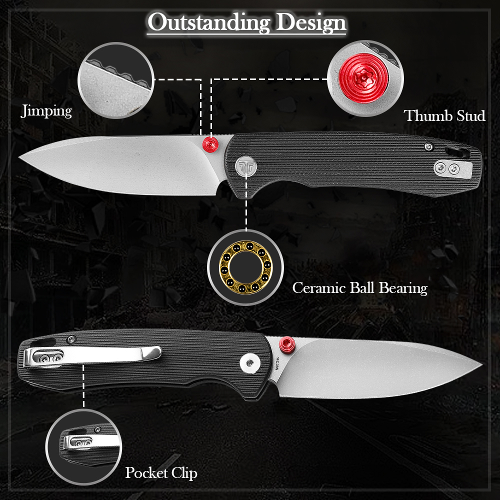 TRIVISA Folding Knife for Men, - Woodworking Gifts For Men 评论和价格