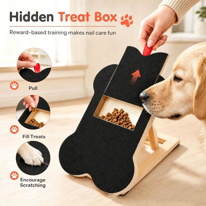 Wooden Dog Nail Scratch Board  - Woodworking File 评论和价格
