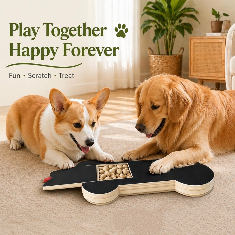 Wooden Dog Nail Scratch Board  - Woodworking File 评论和价格