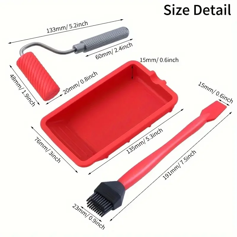 Silicone Glue Roller with Tray - Woodworking Projects Art 评论和价格