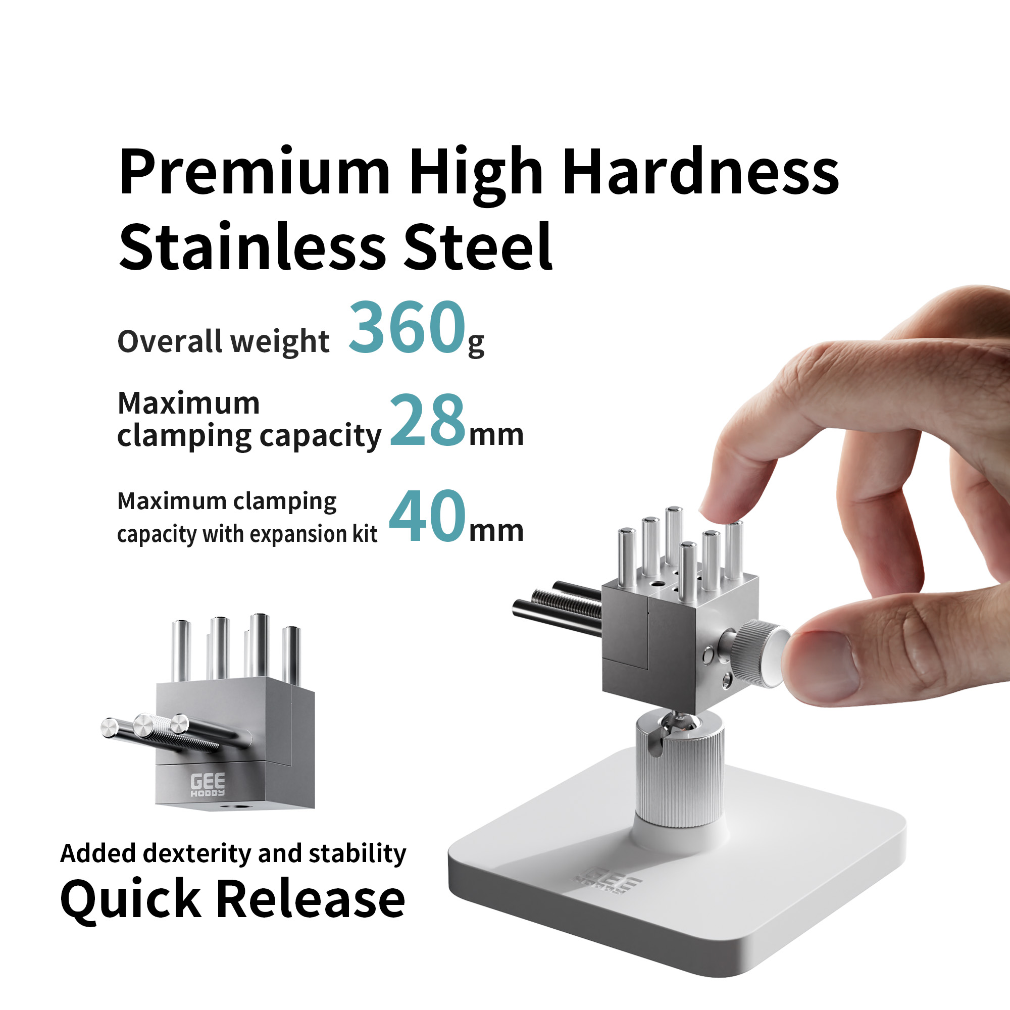 Geehobby Stainless Steel Hobby - Woodworking Quick Release Vise 评论和价格