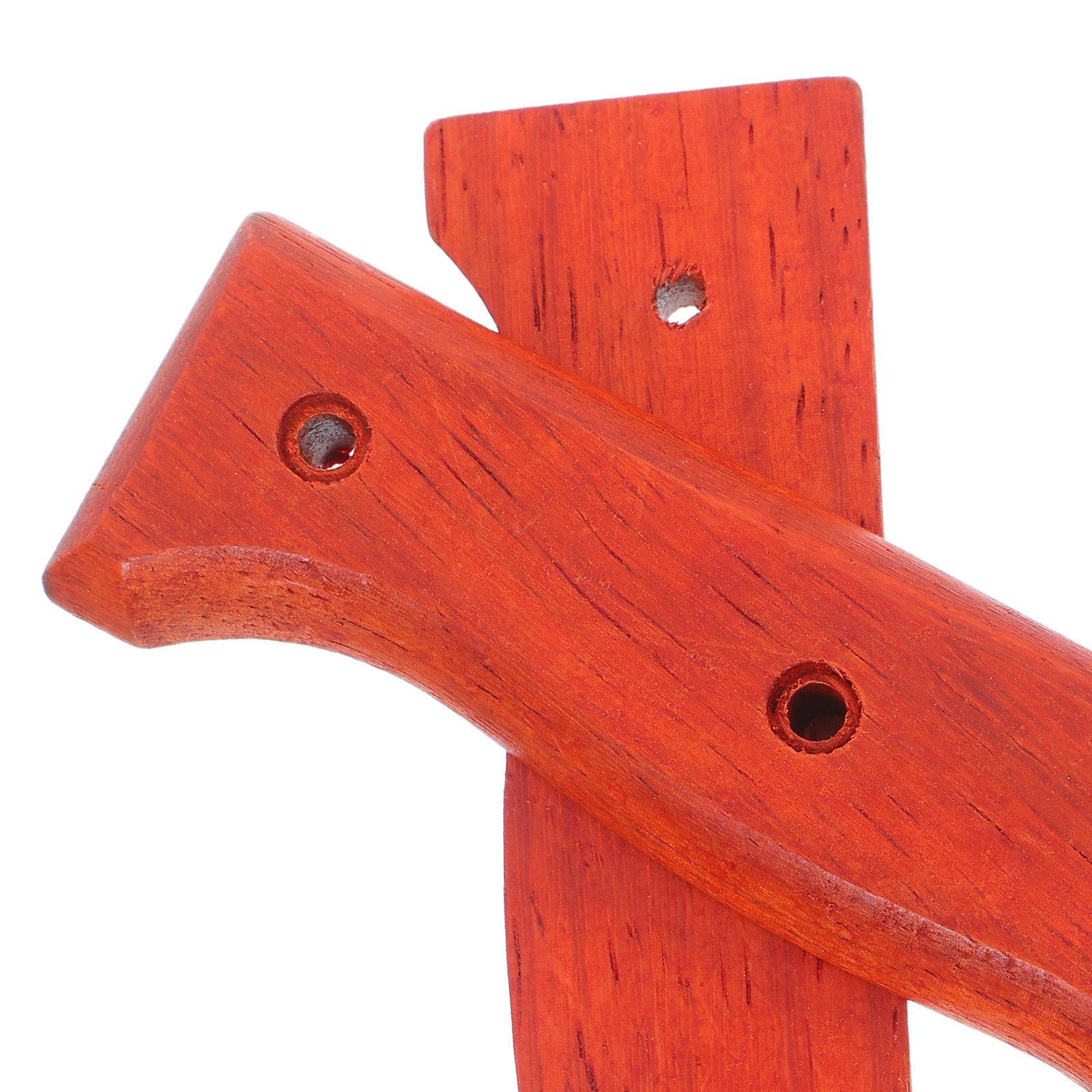 1Pair Red Pear Wood Knife Hand - Woodworking Kitchen Projects 评论和价格