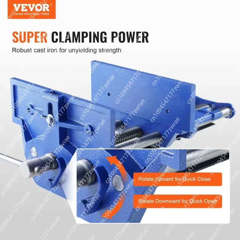 13 Inch Heavy-Duty Cast Iron W - Woodworking Quick Release Vise 评论和价格
