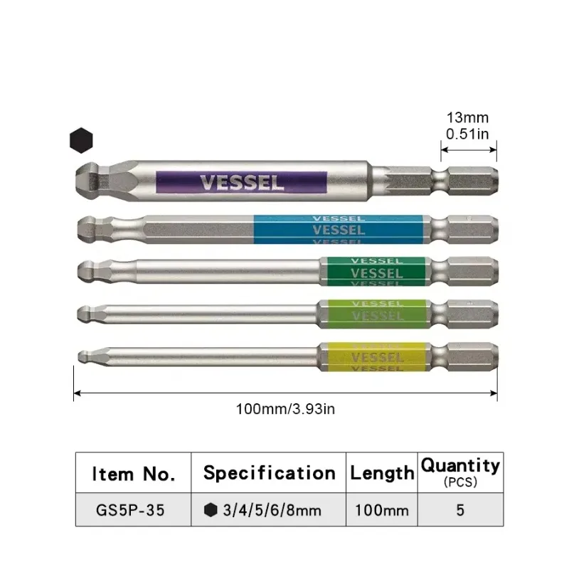 VESSEL JIS GSBP Series Bit Set - Woodworking In Japan 评论和价格