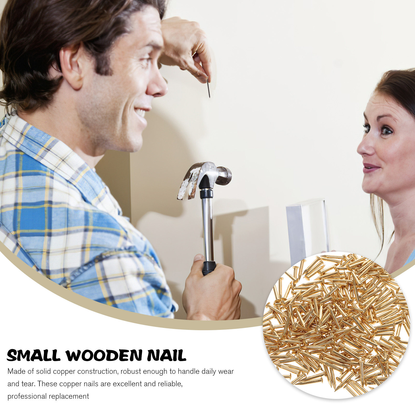 1Pack Robust Solid Copper Nail - Woodworking Projects Art 评论和价格