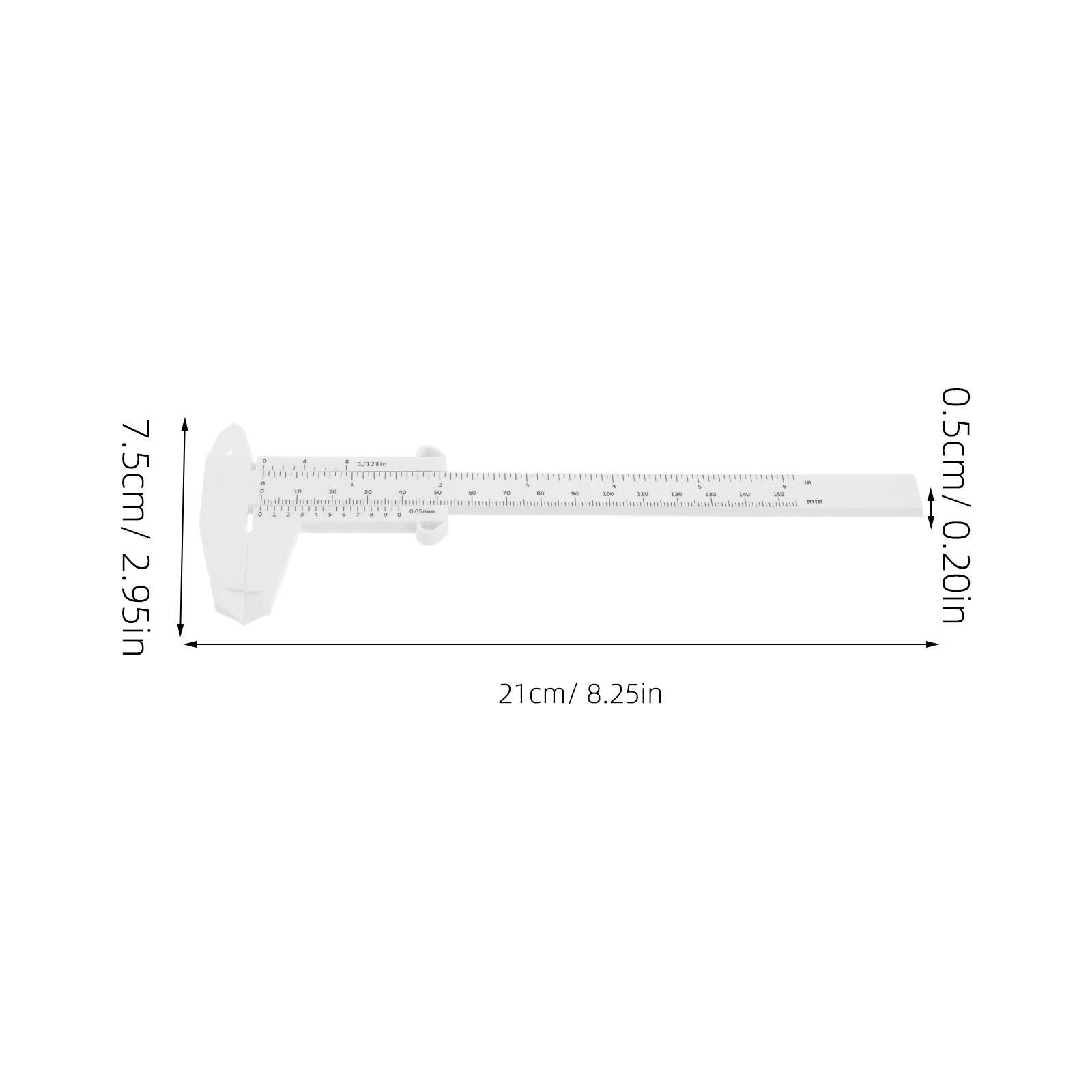 5Pcs Plastic Vernier Calipers  - Woodworking Projects Art 评论和价格