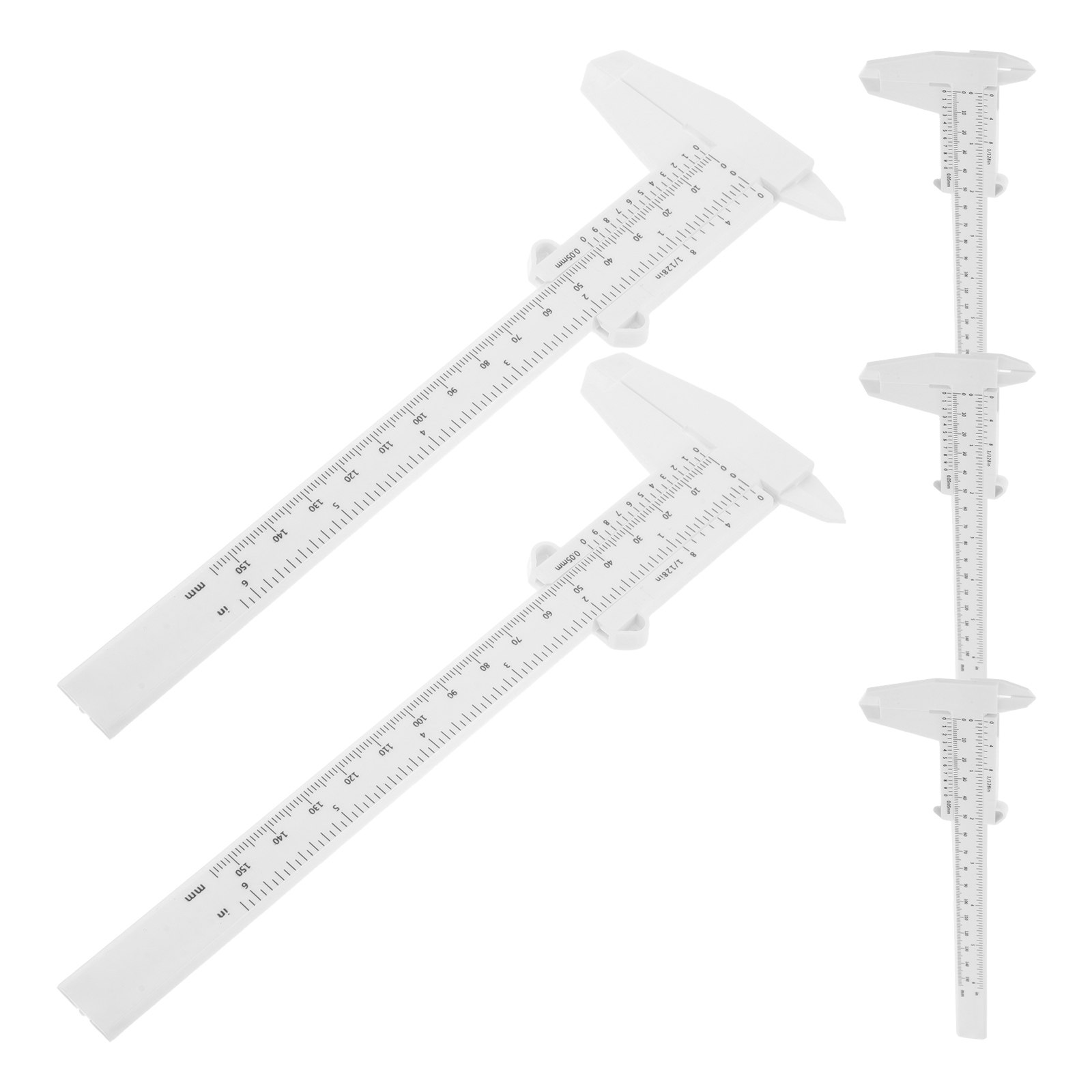 5Pcs Plastic Vernier Calipers  - Woodworking Projects Art 评论和价格