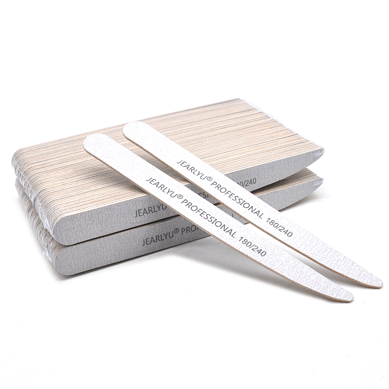 50pcs Lancet Wooden Nail Files - Woodworking File 评论和价格