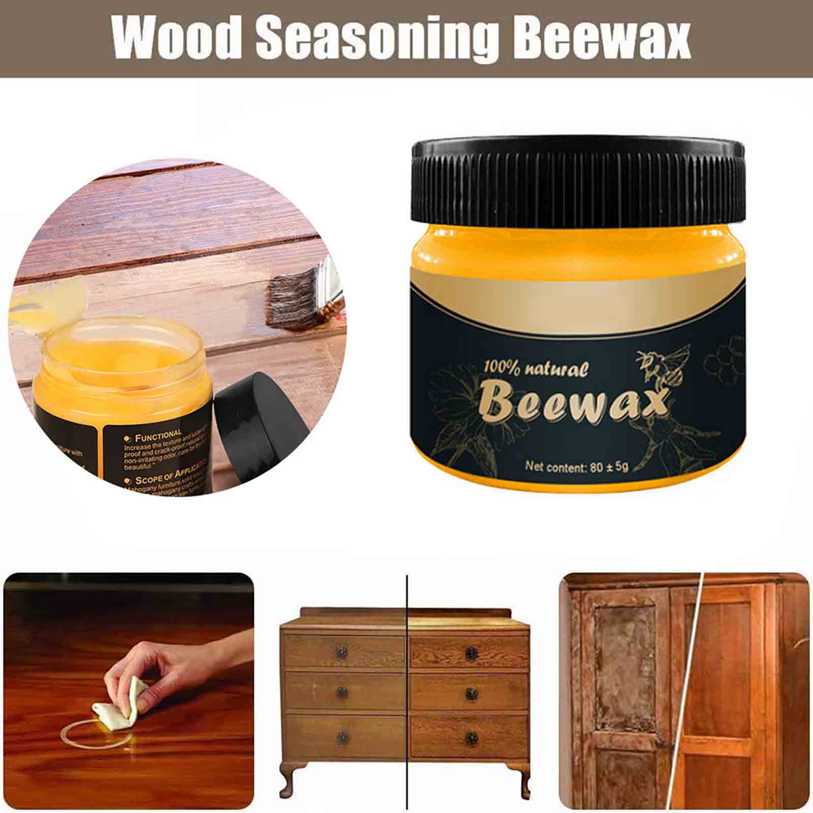 Wooden Seasoning Beewax Organi - Woodworking Veneer 评论和价格