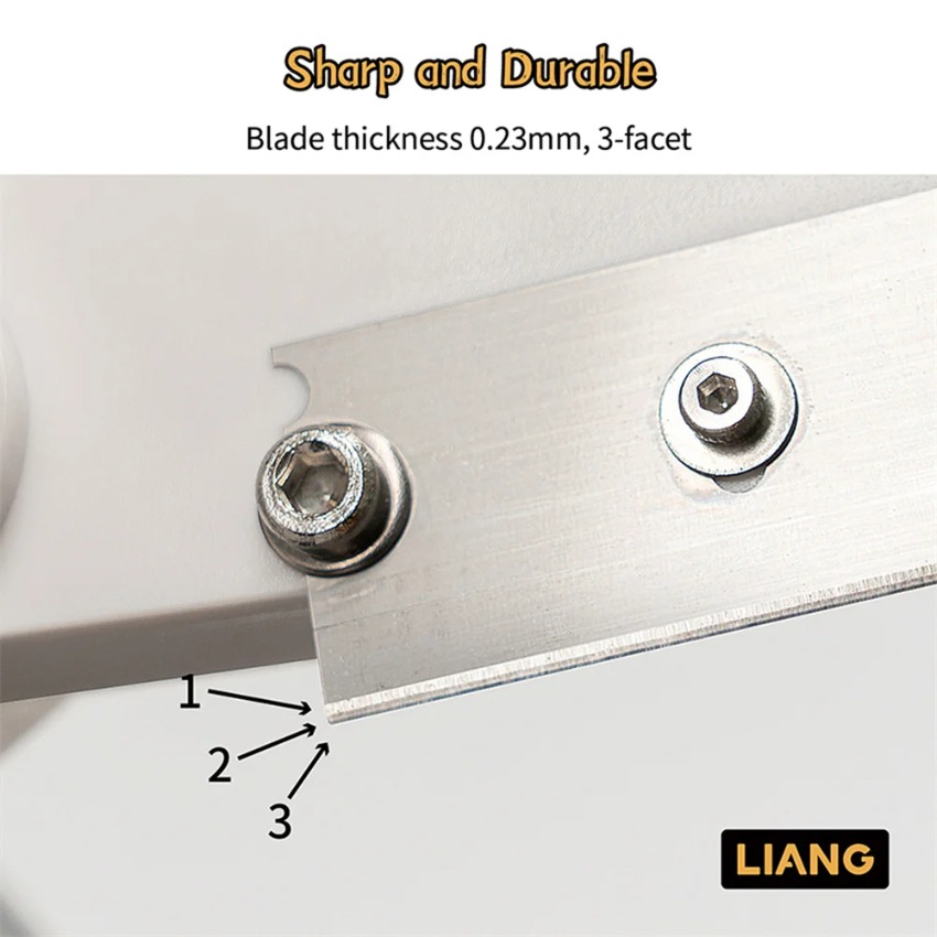 For LIANG-0236A-B Model Angle  - Woodworking Veneer Cutter 评论和价格