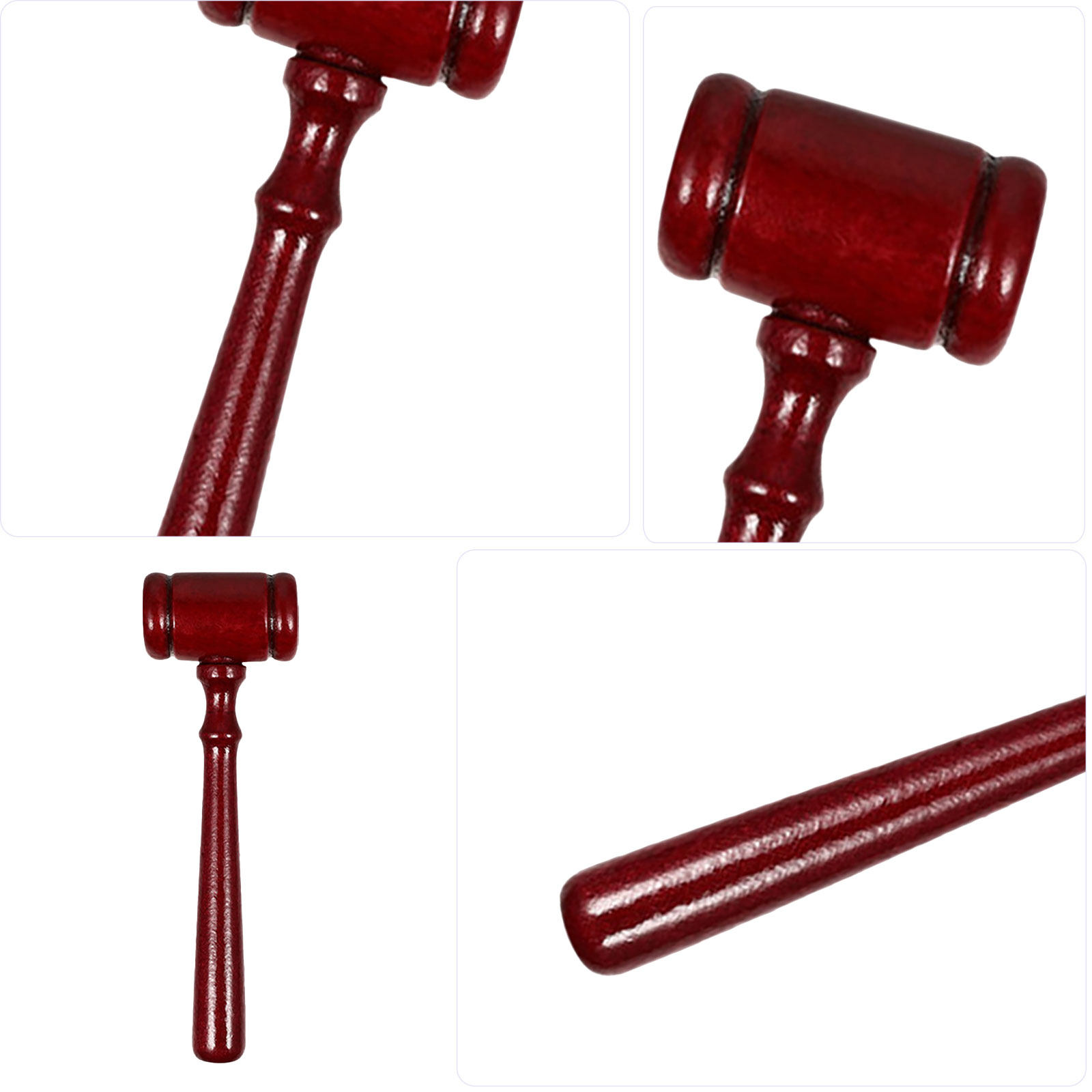 2Pcs Wooden Judge Hammer Gavel - Woodworking Auctions 评论和价格