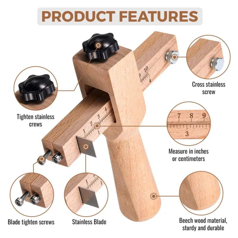 New Adjustable Leather Strap B - Woodworking Veneer Cutter 评论和价格